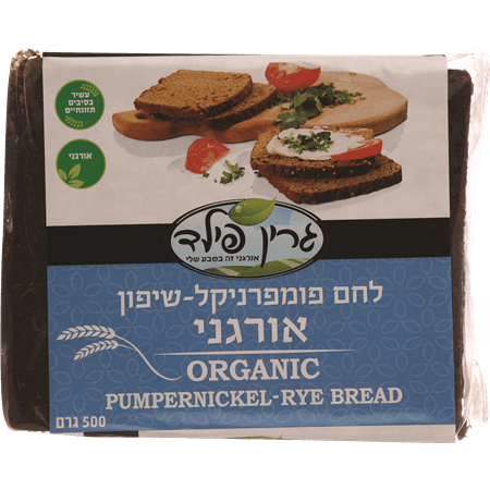 לחם פומפרניקל שיפון אורגני גרין פילד 500 גרם